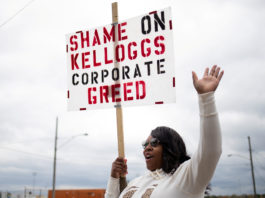 Some aspects for a balance sheet of the US Kellogg’s strike