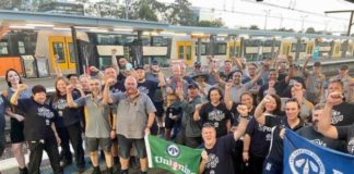 Australia: Support from commuters is appreciated by the Union of Railway workers