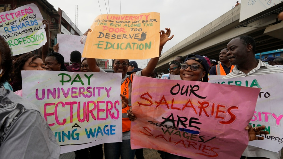 Teacher’s day in Nigeria fight for better education, wages and(01)