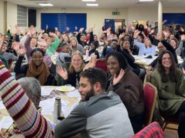 The discussion around a general strike in the UK