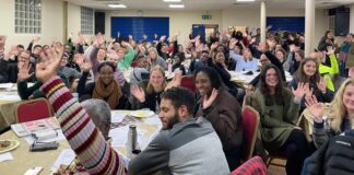 The discussion around a general strike in the UK