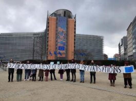 Solidarity actions in European cities for the murderous train crash in Greece