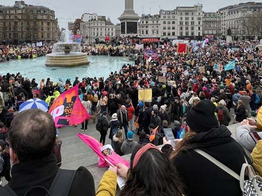 UK: March 15 demos marked the next phase of coordinated strikes