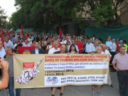 September 1st: Bicommunal Demonstration for International Peace Day in Cyprus