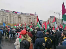 Saturday, November 25: Antiwar protests and meeting in Bucharest, Romania