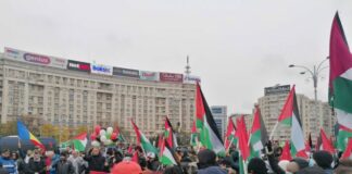 Saturday, November 25: Antiwar protests and meeting in Bucharest, Romania