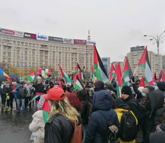 Saturday, November 25: Antiwar protests and meeting in Bucharest, Romania