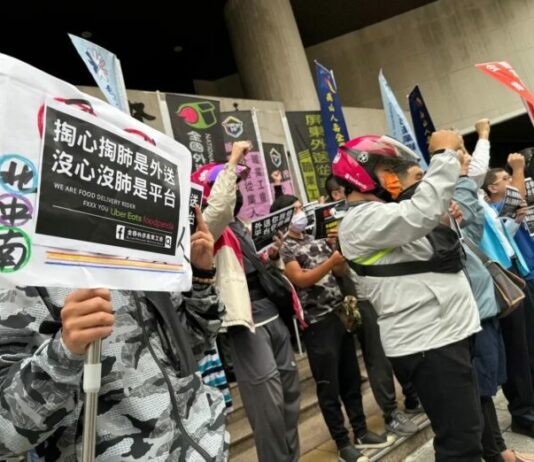 The working conditions and struggles of delivery workers in Taiwan