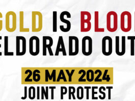 May 26: Joint action in Turkey and Greece against Eldorado Gold