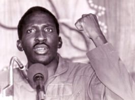 The assassination of Thomas Sankara in Burkina Faso, October 15, 1987