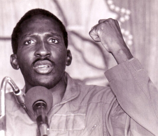 The assassination of Thomas Sankara in Burkina Faso, October 15, 1987