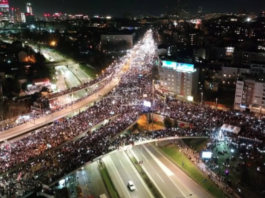 Student revolt in Serbia