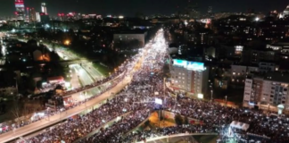 Student revolt in Serbia