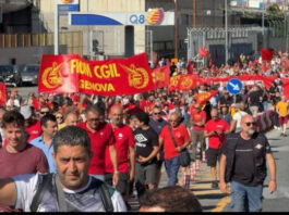Italy, workers and youth against genocide