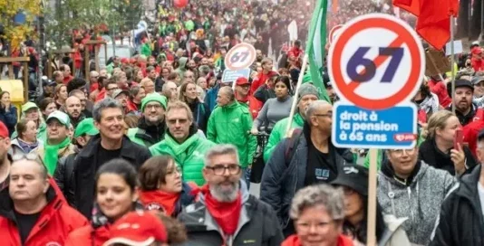 Belgium: More than 140,000 protesters clearly say no to the government’s pension policy