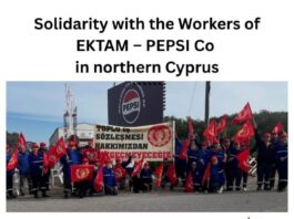 Solidarity with the Workers of EKTAM – PEPSI Co in Northern Cyprus