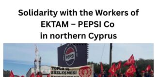 Solidarity with the Workers of EKTAM – PEPSI Co in Northern Cyprus