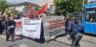 Germany: Police Crack Down on Student Anti-War Protests