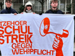 “No to Conscription: Keep the Military Out of Our Classrooms”