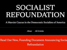 United States: “Socialist Refoundation” founding statement
