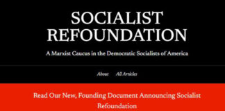 United States: “Socialist Refoundation” founding statement